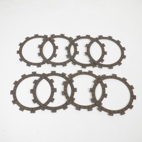 kit 8 belegte kupplungsscheiben tecnium für motorrad yamaha 125