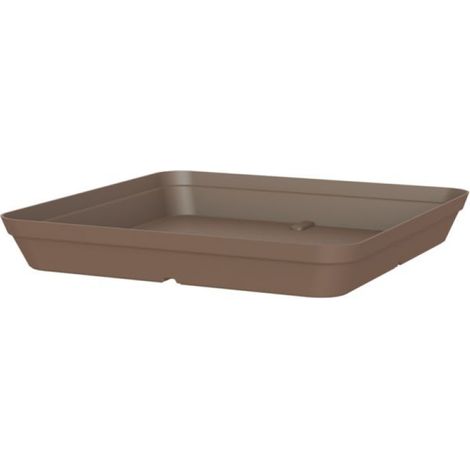 Untersetzer Blumentopf Capri Quadratisch 36cm Taupe – Artevasi