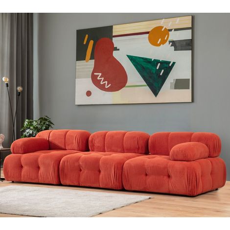 Modulares Sofa 3-Sitzer Doblo rot (1/5)