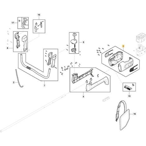 KIT ALLOGGIO BATTERIA BC 700 D LI 48 ORIGINALE STIGA - 118811293/0