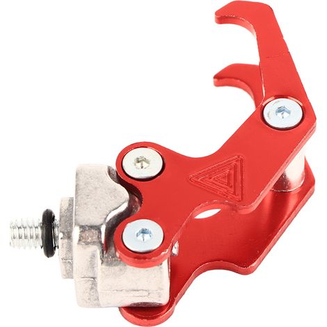 Support Moto Casque Crochet Aluminium Allié Forme Griffe Rouge Fixation Sac Porte-Casque (1/5)