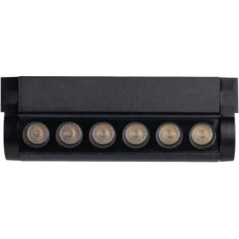 V-TAC Faretto LED Lineare da Binario Magnetico Regolabile 5W Colore Nero Bianco Freddo IP20