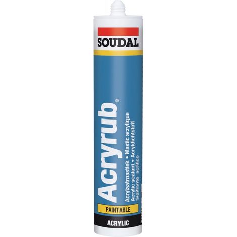 Acryrub Soudal Bianco Acrilico Sigillante 310Ml (15)