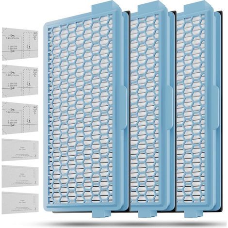3 filtres HEPA pour aspirateur Miele Compact C1-C2 (1/4)