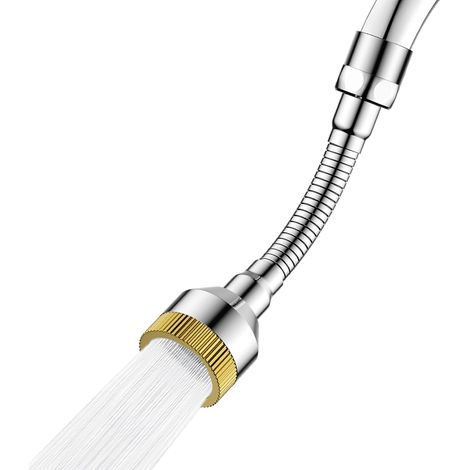 Aireador/extensión/rociador/caño para grifo, accesorio de repuesto para baño y cocina, aireador giratorio antideslizante. (1/5)