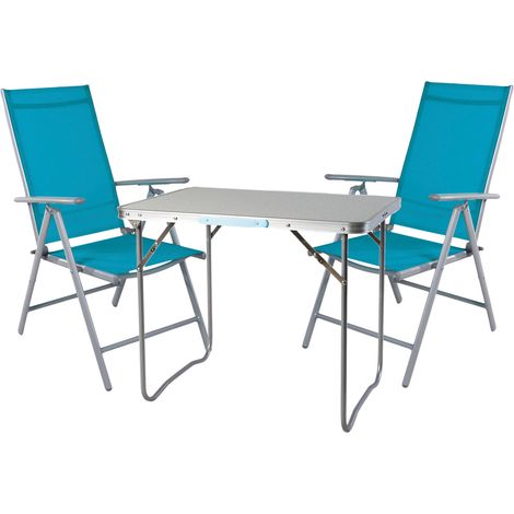 3-teiliges Campingmöbel Set 70x50x59cm-MMC330870+2xMMC5000P (1/4)