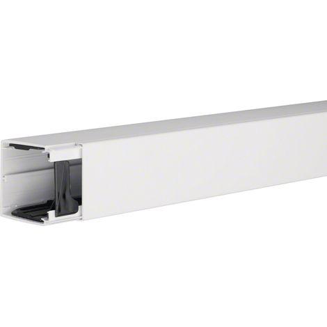 Goulotte de distribution PVC 60x60 mm - Longueur 200 cm (RAL 9016) LF6006009016 Hager