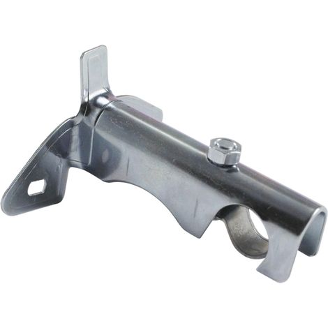 BRICOTUBO soporte frente 16/19mm fijo zincado , Soporte frente para barra de cortina zincado Nº8. (1/2)