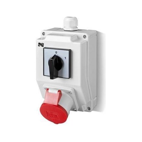 RS-Z Stromverteilerkasten-Leistungsschalter 0-1 3P+N+Z 32A grau 6274-00