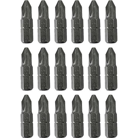Set mit 18 25-mm-Schraubendreherbits – pH2 (CRV) Schraubendreherbit-Set