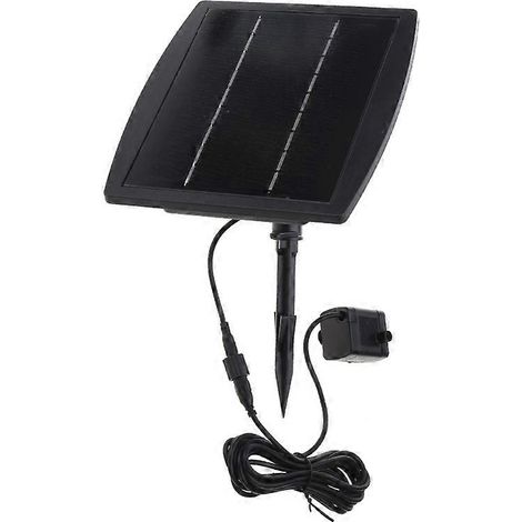Fontaine solaire submersible pour bassin, abreuvoir à oiseaux, décoration de jardin, purificateur d'oxygène. (1/5)