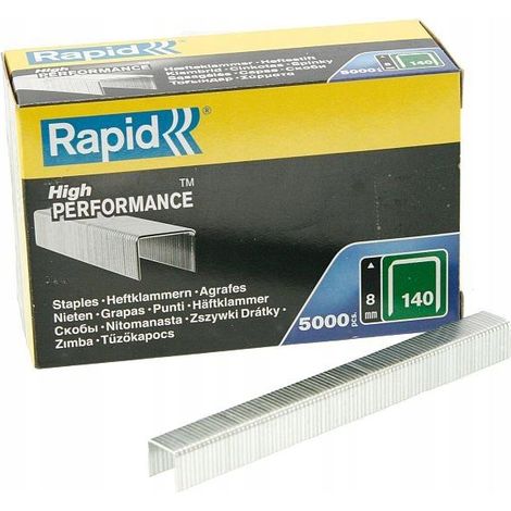 Punti metallici Rapid acciaio galvanizzato 8 mm 5000 pezzi