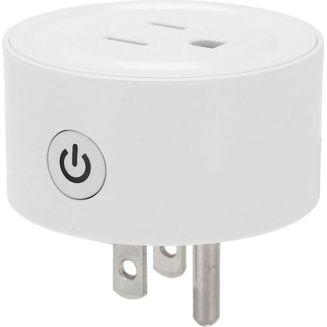 Prise intelligente sans fil 10A pour ZigBee 3.0, commande à distance via application smartphone et PC, fiche américaine 100‑240V AC - pack de 1 (1/5)