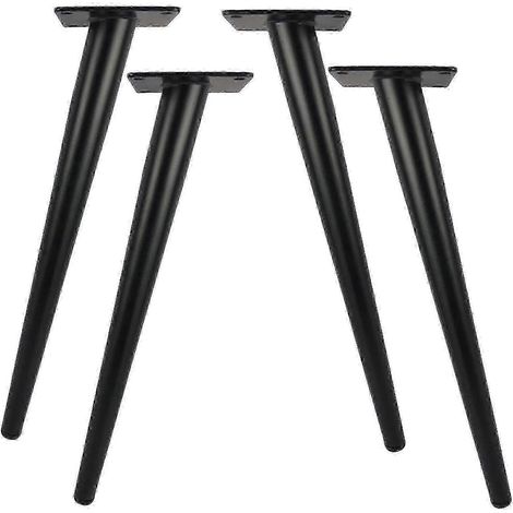 Pieds de table monoblocs en métal de 30 cm, avec une capacité de charge de 800 kg, adaptés au mobilier. (1/5)
