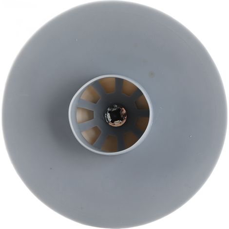 Bouchon de Drain Silicone Anti-Suction pour Salle de Bain [Étanchéité par Pression d'eau] Matériau: Silicone Couleur: Gris Dimensions: 10 x 10 cm Poids: 20 g Pour Trou de 3.7 cm. (1/4)