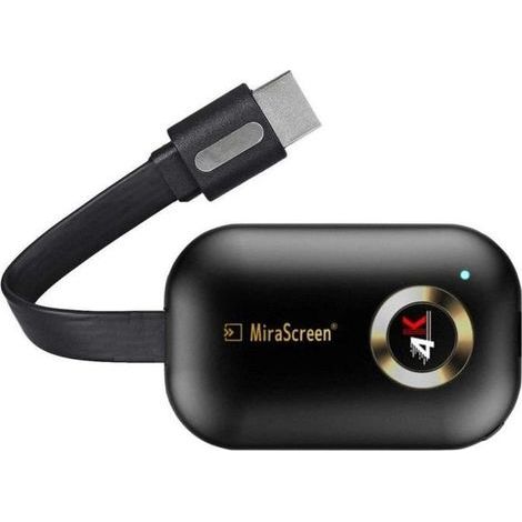 4K 5G WiFi Affichage HDMI Récepteur Adaptateur, MiraScreen Streaming TV Stick Convertisseur Support Airplay/Miracast/DLNA (1/5)