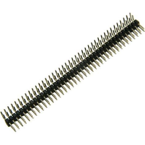 Connettore Goldpin 2X40 -2.54 angolato PER stampa 1 pezzo