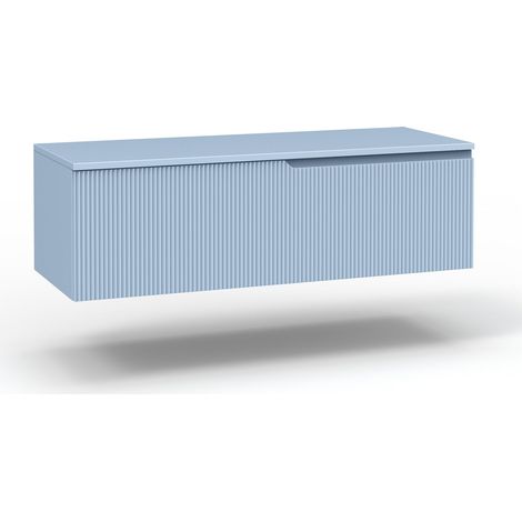 Base con top 1 cestone ZIP azzurro tiffany (1/3)