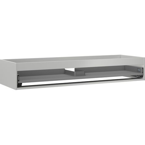 Mexen Box-A carcasa del mueble de lavabo 140 cm, 1 cajón, gris mate - 91AX0-1400-235-1-62 (1/4)