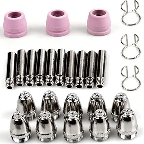 Consommables plasma WSD-60P P60 : électrode, buse et accessoires de coupe étendus (1/5)