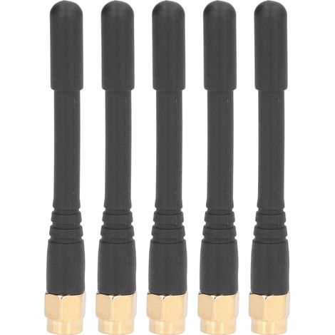 Antenne omnidirectionnelle 5 pièces, tige haute performance étanche, fort signal, gain élevé avec connecteur SMA mâle (1/5)