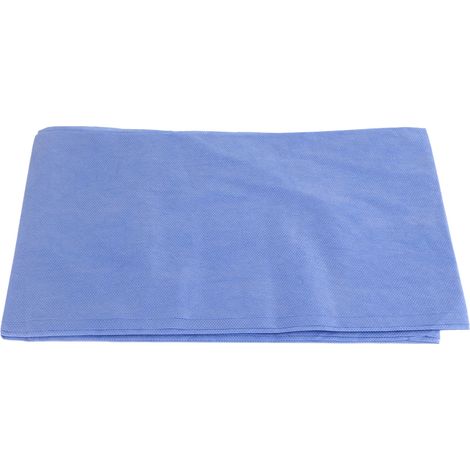 10 Pièces 180x80 cm Housses Jetables Imperméables pour Table de Massage, Protection d'Hygiène Bleue (1/3)