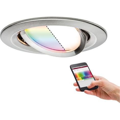 Paulmann 92964 LED-Einbauleuchte LED 5.2 W Eisen (gebürstet) (1/5)