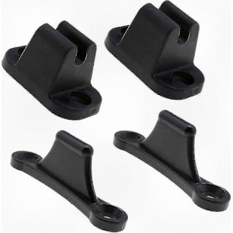 Set mit 2 Türstoppern, geeignet für T-förmige Türschlösser an Wohnmobilen, Türstopper aus Kunststoff, Türstopper für Wohnmobile und Freizeitfahrzeuge (schwarz). (1/5)