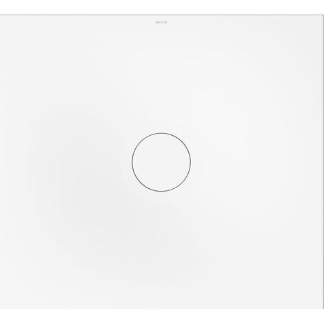 BETTE 7360-004PLUS,T2 Carrelage de douche rectangulaire Air T2 acier inoxydable élégant