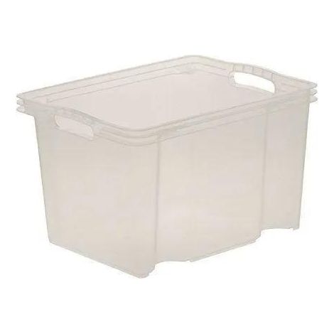 Keeeper Scatola di stoccaggio moderna trasparente 13,5L