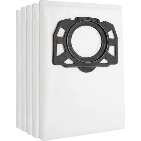 Confezione da 5 sacchetti riutilizzabili per aspirapolvere Kärcher WD2 WD3 KWD 1-3 SE 4001 – Ricambio KFI 357 (2.863-314.0) – Filtro in tessuto non tessuto resistente agli strappi – Compatibile con WD (1/5)