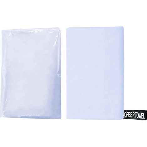Schnelltrocknendes Mikrofaser-Sporthandtuch 76 x 152 cm – Doppelseitiges, tragbares Fitnesshandtuch für Yoga, Schwimmen und Reisen, Farbe Lavendel-x