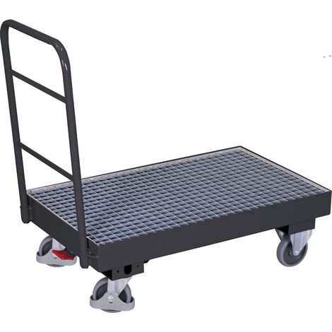 Cordes Schiebebügelwagen mit Auffangwanne RAL 7016 anthrazitgrau (1/4)