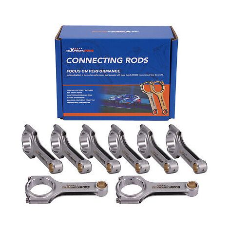 4x Conrods For BMW M60 M60B40 4.0L M62 4.4L143mm EN24 4340 Connec (1/5)