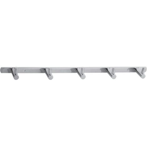 Appendino porta accappatoio bagno 5 ganci in Ottone Cromato, ''HOOK-004''