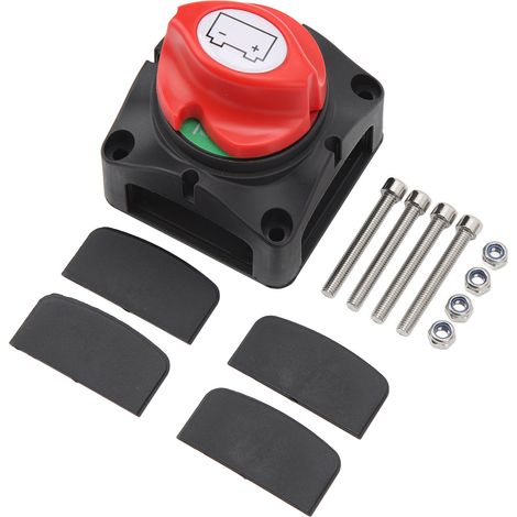 Interrupteur coupe-batterie 12-48 V à courant élevé pour voiture, camping-car, bateau. (1/5)