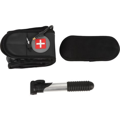Ceinture de Traction Lombaire Inflatable pour Réduire la Pression - Support Dorsal avec Pompe à Main Noir (1/5)