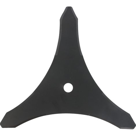 1 - Lame Débroussailleuse - Lame 3 Dents - Coupe Herbes Hautes - Acier Robuste - Pour Jardinage - Argent - 35x35 cm