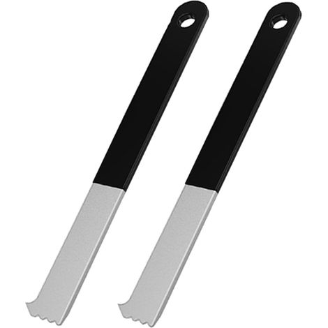 Outils de pavé, outil d'extraction de pavé 2X extracteur de pavés métalliques portatif,Outil de brique coulé avec microdents et fentes de préhension, lève-pavé de jardin pour le remplacement (1/5)