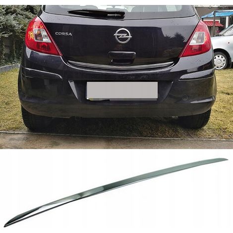Embellecedor cromado del portón trasero del Opel Corsa D 06- (1/5)