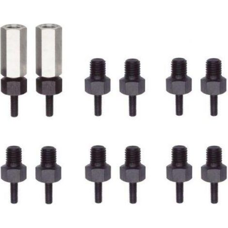 Juegos completos de adaptadores roscados (Roscas M8,M10,M12,M14,M16,M18) KUKKO