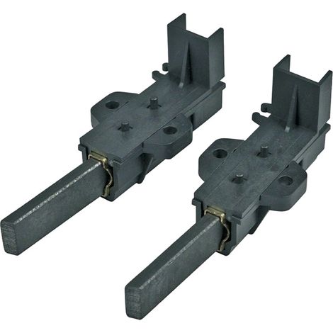 2x Schleifkohle 5mm x 13mm Kohlebürsten Motorkohlen Kohlestifte 6,3AMP mit Halter für Welling-Waschmaschinen (1/2)