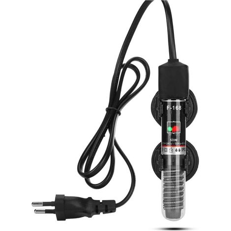 Réchauffeur d'aquarium Thermostat 26 °C Réchauffeur d'aquarium 50 W Tige chauffante pour aquarium Thermostat d'eau d'aquarium Contrôleur de température pour aquariums d'aquarium-Fei Yu