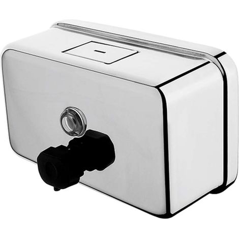 Nimco Hygieneprogramm - Flüssigseifenspender für die Wandmontage, 1100 ml, Edelstahl poliert HP 8131-H-18