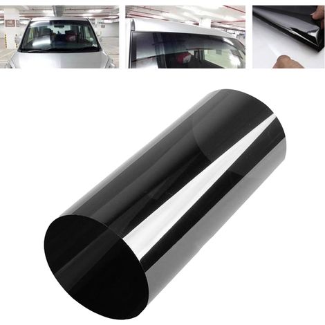 Film solaire voiture anti-UV occultant noir protection thermique isolation vitrage adhésif pare-soleil 50cmx2m (1/5)