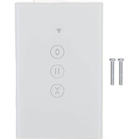 Interrupteur intelligent WiFi pour rideaux, variateur Tuya, commande à distance, programmateur, norme UE 95-250V (1/5)