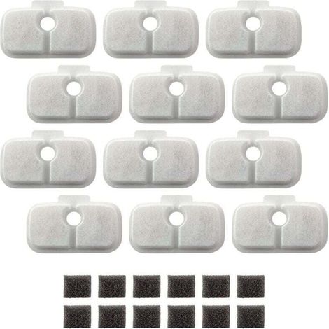 Filtres de Remplacement pour à Eau Chat PLWF105/PLWF115/PLWF005 Triple Filtration Animaux Compagnie (1/4)