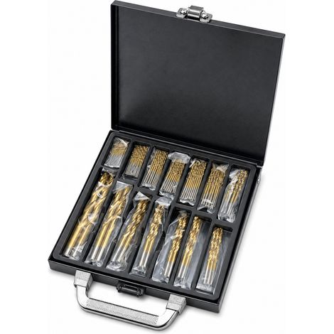 Coffret de 99 Forets HSS Titane pour Perceuse en Métal (1/5)