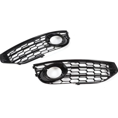 Paar Nebelscheinwerferblenden 8K0807681J01C, glänzend schwarze Zierleisten für Scheinwerfer, passend für Audi A4 B8/B8.5 Allroad (2009–2016), 2-teiliges Set (1/5)