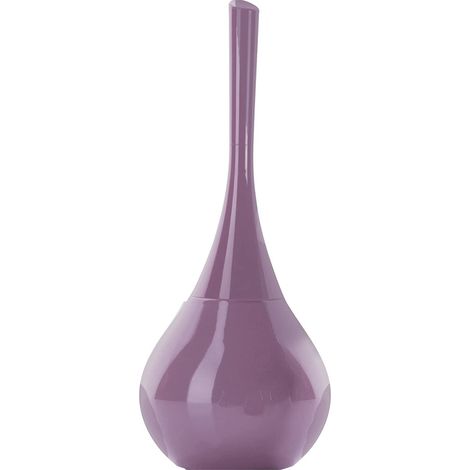 Gedy Adelaide Lilla, Misure e Peso: 40,3X16,5X16,5 CM & 0,685 kg, Realizzato in Ceramica, Finitura, Scopino per WC Design di R&S, 2 Anni di Garanzia, Unica (1/4)
